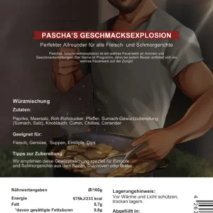 Pascha´s Geschmacksexplosion | Kazan Gewürz | PaschaTV | 180g Beutel - Grillstar.dePascha´s Geschmacksexplosion | Kazan Gewürz | PaschaTV | 180g BeutelBabossaGrillstar.deGP_S_024262378720300