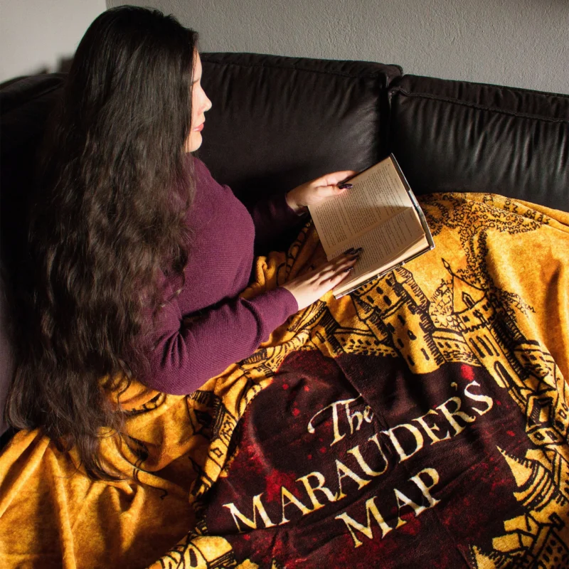 Produktbild Harry Potter - Karte des Rumtreibers Flauschdecke