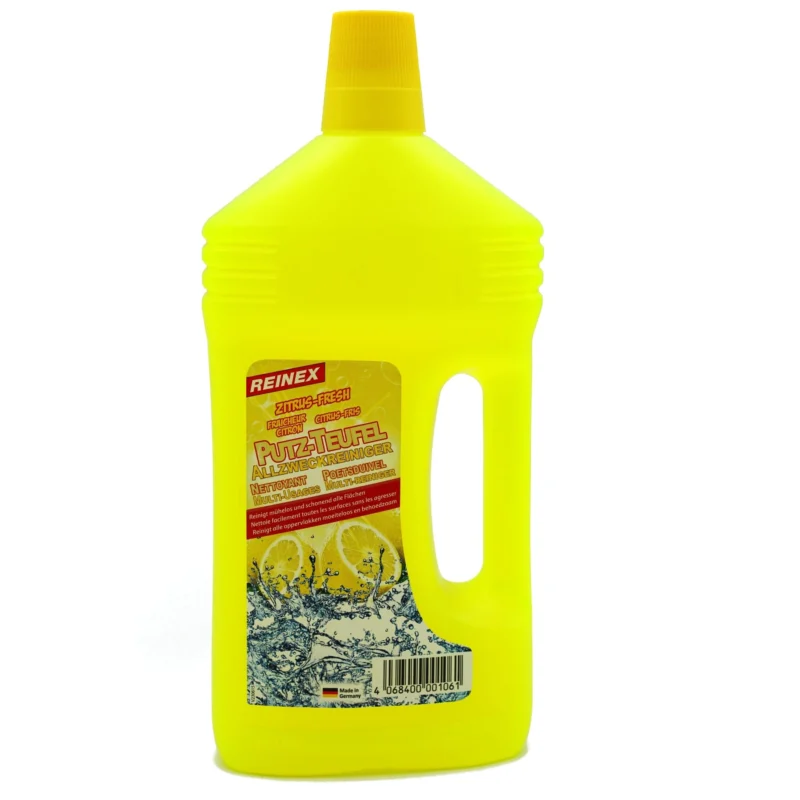 Reinex Putzteufel Allesreiniger, Zitrusfresh 1000 ml, Flasche Zitrus
