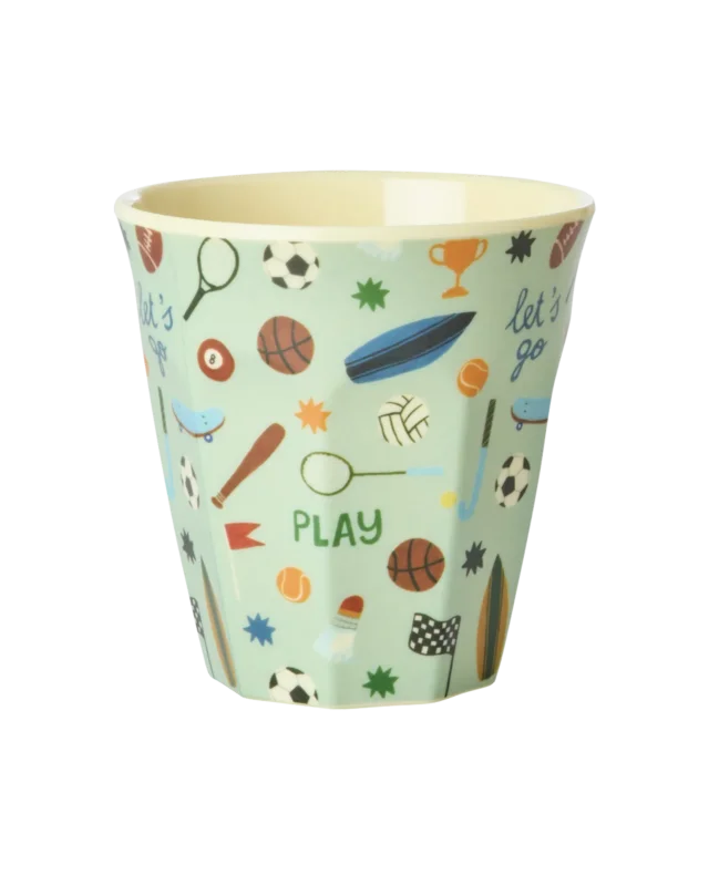 RICE - Becher aus Melamin Spors Print Medium