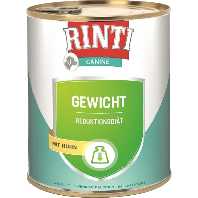 Rinti Canine 800g Reduktionsdiät Gewicht mit Huhn 800 g