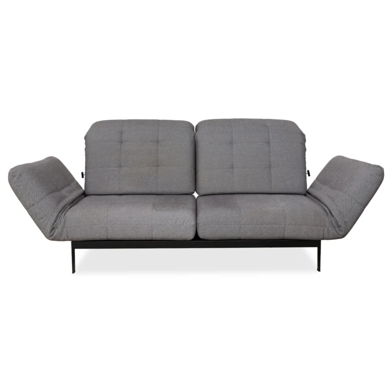 Rolf Benz Agio 342 Stoff Zweisitzer Grau manuelle Funktion Sofa Couch