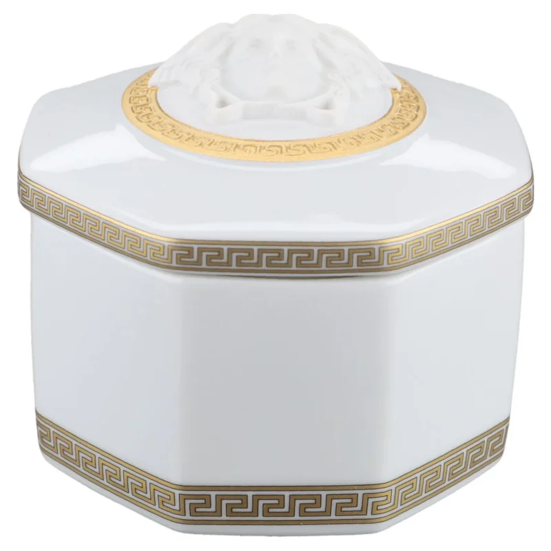 Schmuckdose Schmuckschatulle Bonbonniere II. Wahl Rosenthal Versace Geschenkserie Gorgona