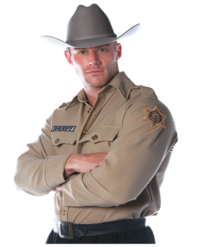 Amerikanischer Sheriff Hemd für Kostüme