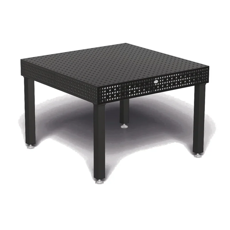 Produktansicht von Siegmund Schweißtisch 1200 x 1200 x 150 mm Professional Extreme 8.7 PLUS System 16 Plasmanitriert Höhe 700 mm mit Bodenverankerung