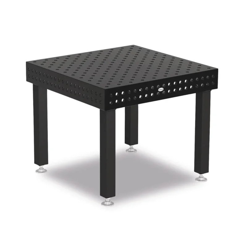 Produktansicht von Siegmund Schweißtisch 1000 x 1000 x 150 mm Professional Extreme 8.7 System 22 Plasmanitriert, Diagonalraster Höhe 800 mm