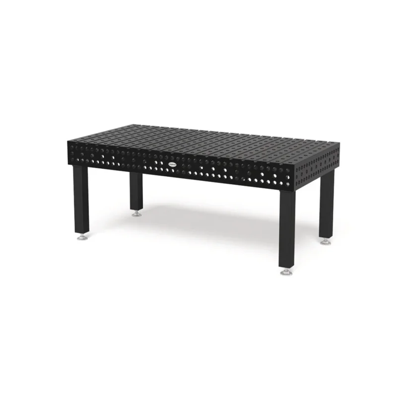 Produktansicht von Siegmund Nutentisch 4000 x 2000 x 200 mm Hexagon 8.7 System 28 Plasmanitriert, Quernuten höhenverstellbar 450-700 mm