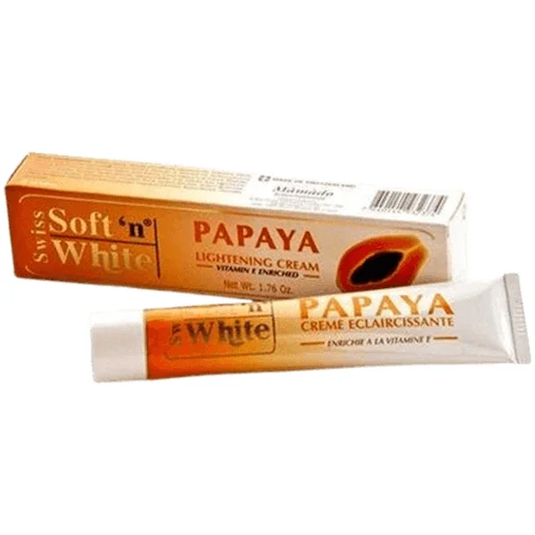 Swiss Soft'n White Papaya Lightening Cream 52ml - Gtworld.de