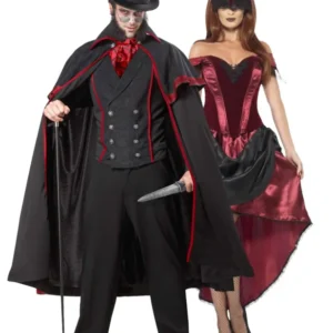 Jack the Ripper mit Verführerin Paarkostüm Erwachsene
