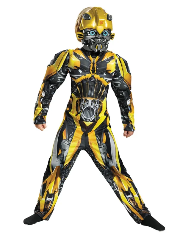 Transformers Bumblebee Muskelkostüm Kinder