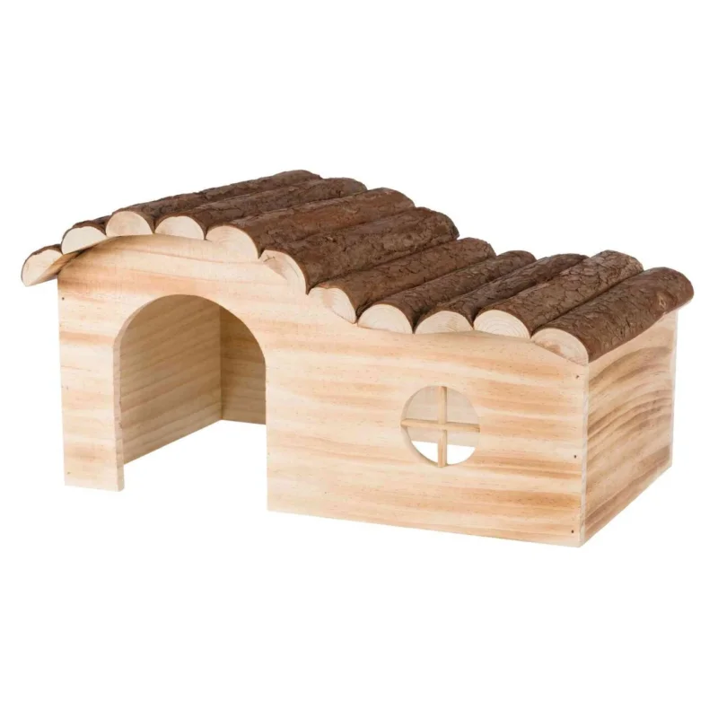 Trixie Natural Living Haus Hanna für Kleintiere aus Holz geflammt