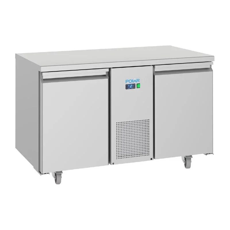 Polar Serie U Energieeffizienter 2-Tür-Thekenkühlschrank 281L