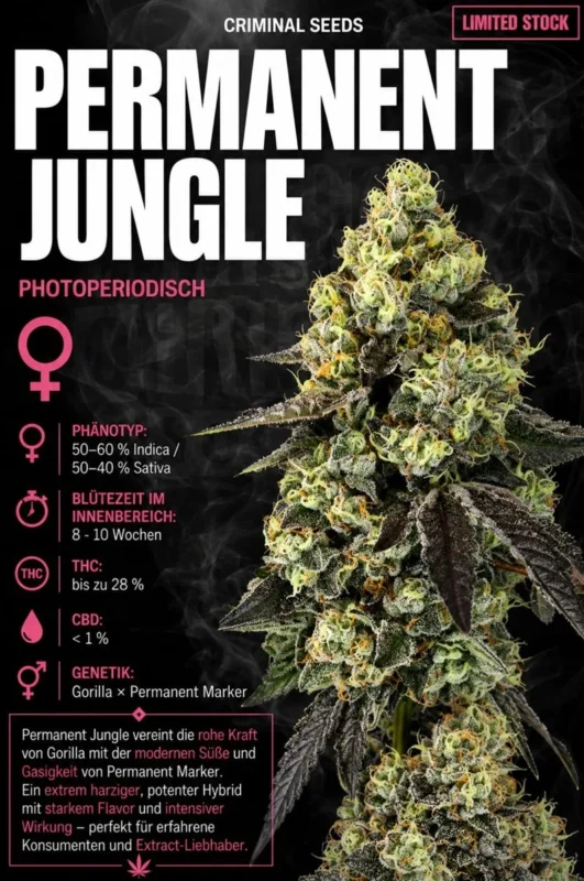Criminal Seeds Permanent Jungle Fem 3St.