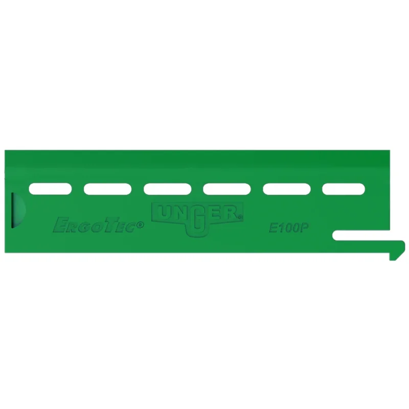 UNGER Kunststoffklingen für Glasschaber 10 cm für ErgoTec (grün)