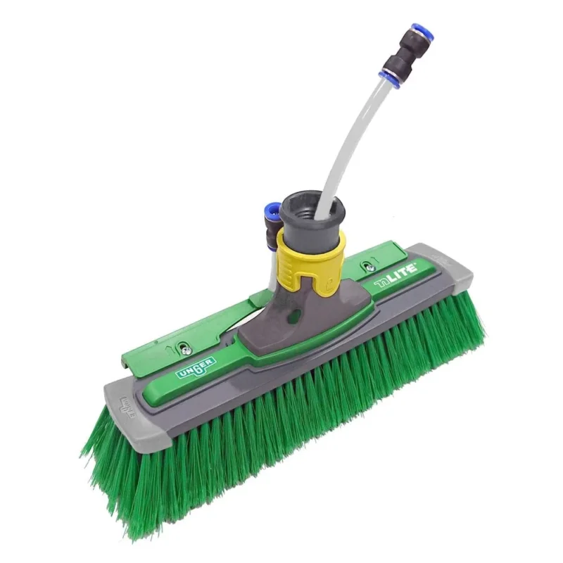 UNGER nLITE Power Bürste komplett grün / Reinwasser 28 cm