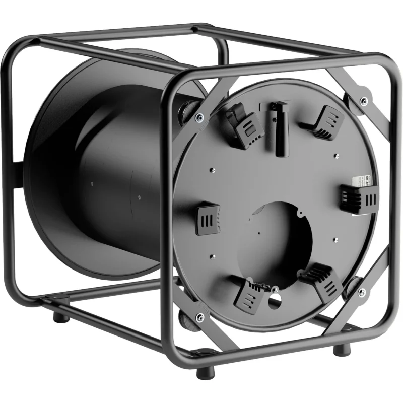 Schill - Kabeltrommel Stahlblech-Kabeltrommel SK 4823.RM-schwarz mit Hilfsspule
