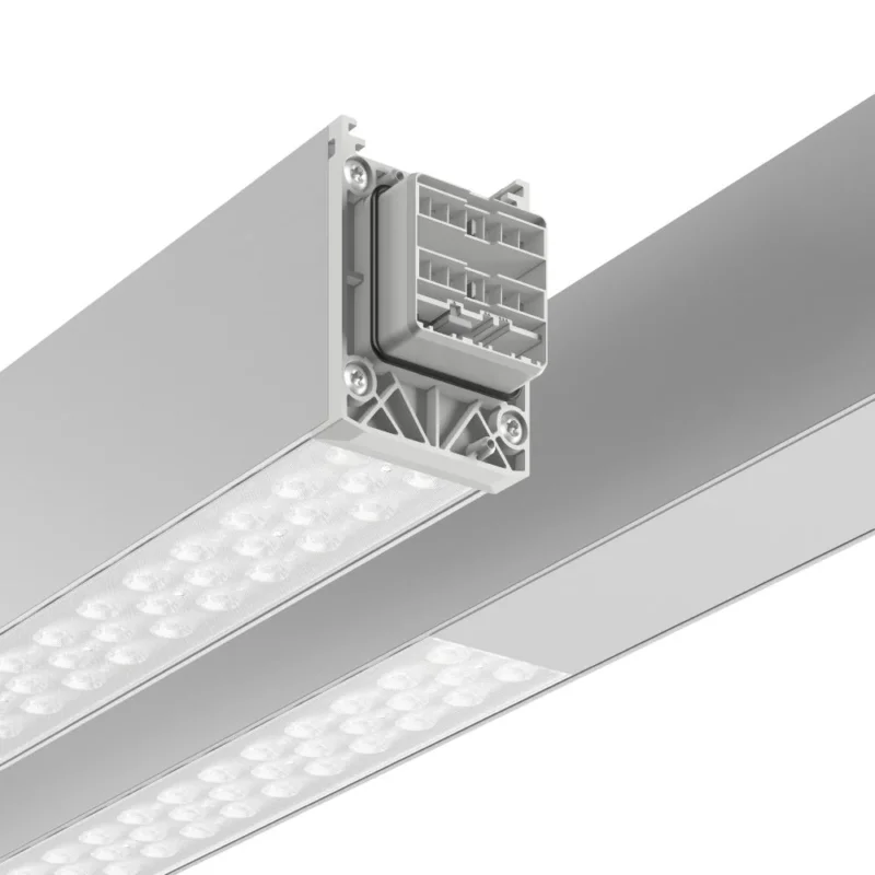RZB - Geräteträger für Lichtbandsystem LED-Komplettmodul 4547mm 954530.850.476.502 14pol 5000K DALI alu