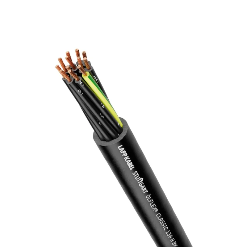 Lapp Kabel&Leitung - Energiekabel >= 1 kV, für ortsveränderlichen Einsatz ÖLFLEX CLASSIC 130 H BK 1123441/1000 0,6/1 kV 5G10 − 1000 Meter