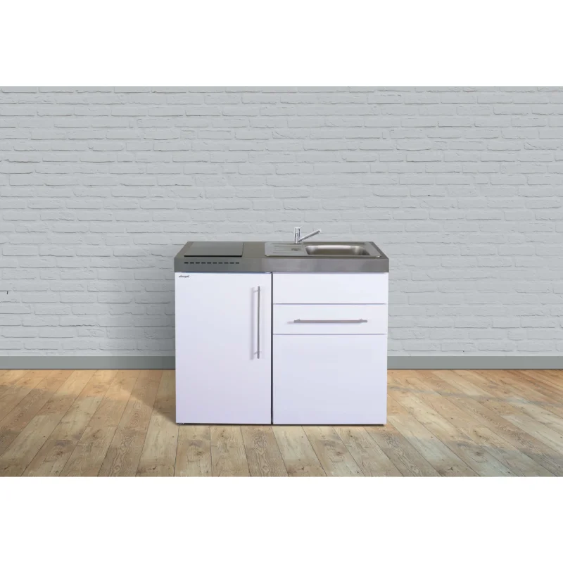 Stengel - Mini-Küche Miniküche Premiumline MP110SKSGKFliBreS weiß