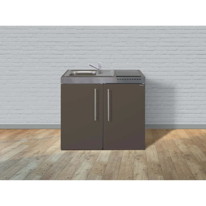 Stengel - Mini-Küche Miniküche Premiumline MPBM100KSIKFreBli Mokka metallic