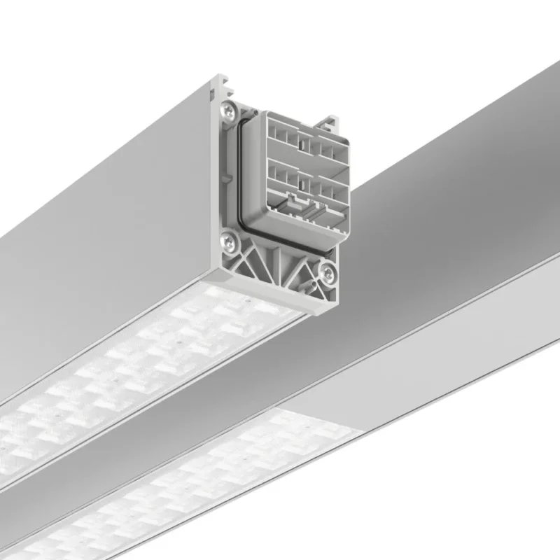 RZB - Geräteträger für Lichtbandsystem LED-Komplettmodul 4547mm 9545AS.830.500.500 5-pol 3000K alu