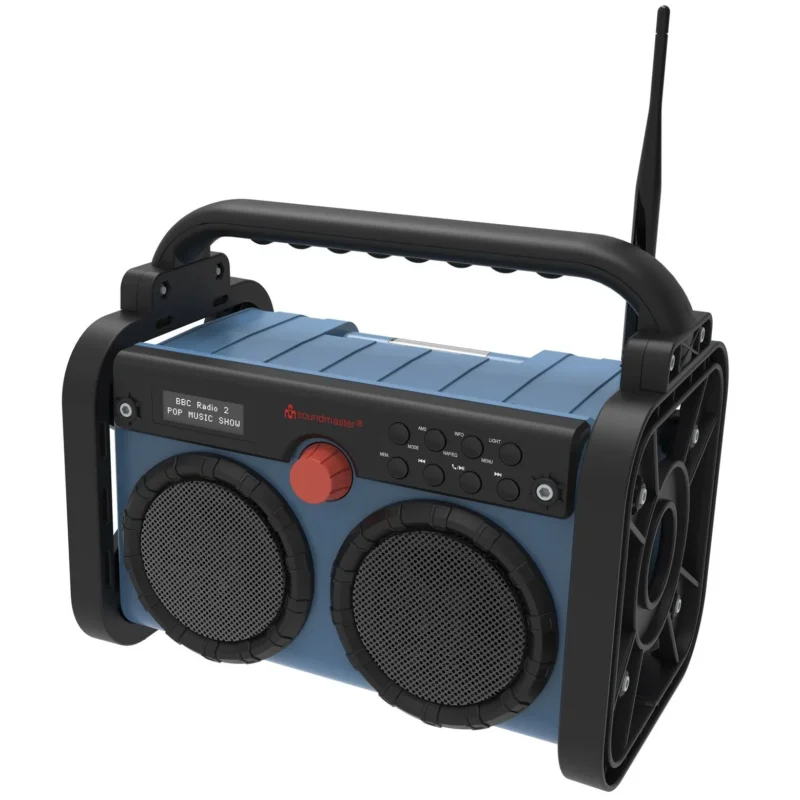 Soundmaster - Radio DAB+/UKW Baustellenradio DAB85BL bl-sw BT