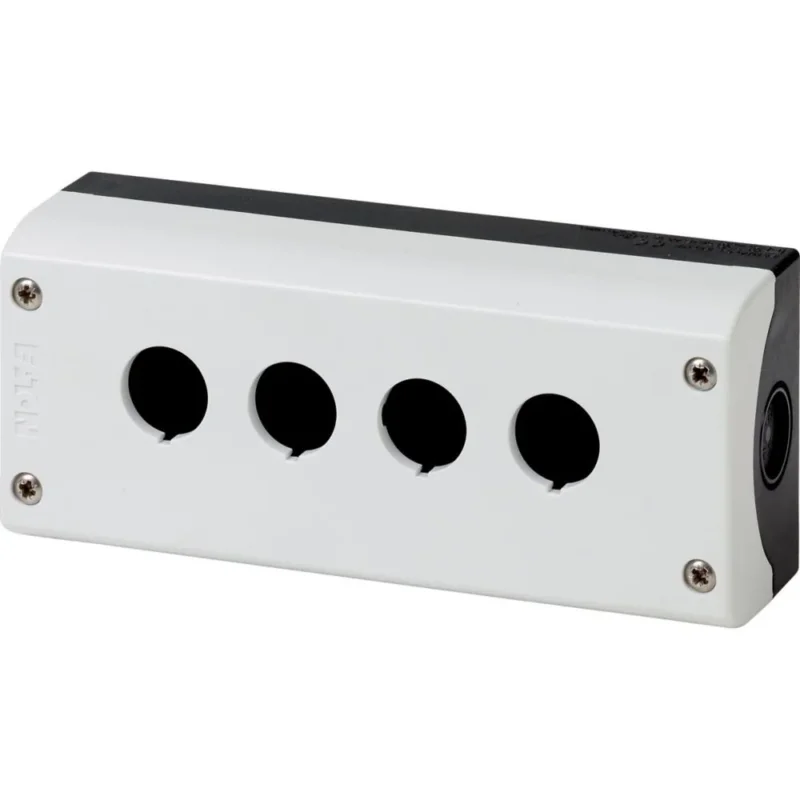 Eaton - Gehäuse für Befehls- und Meldegeräte Aufbaugehäuse M22-I4 f.4 Taster 22mm