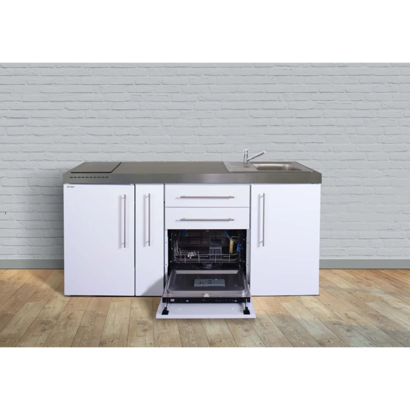 Stengel - Mini-Küche Miniküche Premiumline MPGS180AGSIKFliBre weiß