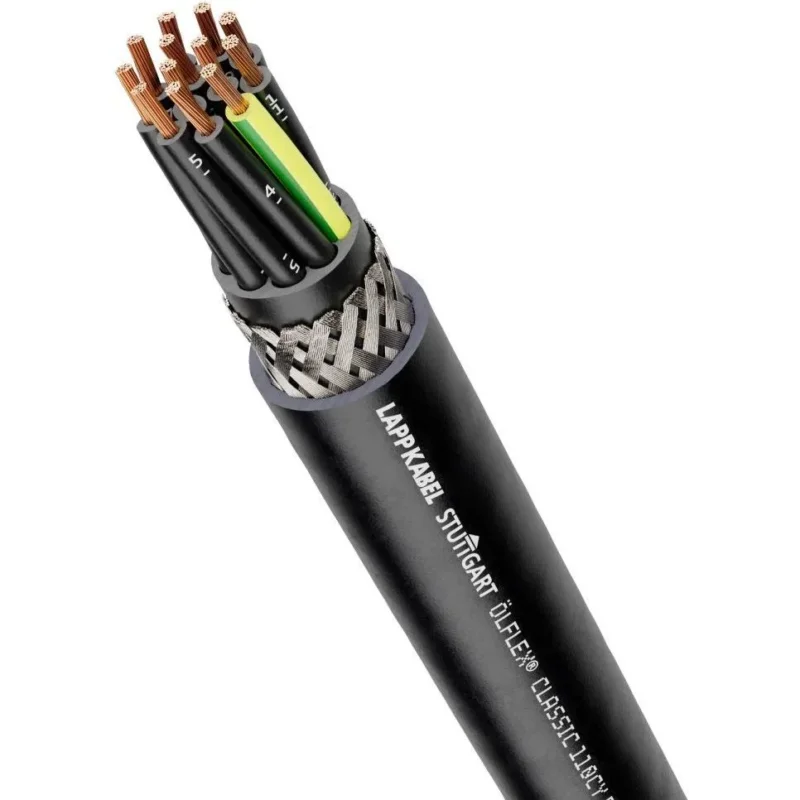 Lapp Kabel&Leitung - Energiekabel >= 1 kV, für ortsveränderlichen Einsatz ÖLFLEX CLASSIC 110 CY BK 1121284/500 0,6/1kV 18G1 − 500 Meter