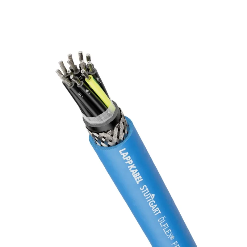 Lapp Kabel&Leitung - Energiekabel >= 1 kV, für ortsveränderlichen Einsatz ÖLFLEX PETRO C HFFR 0023237/100 4G1,5 BU − 100 Meter