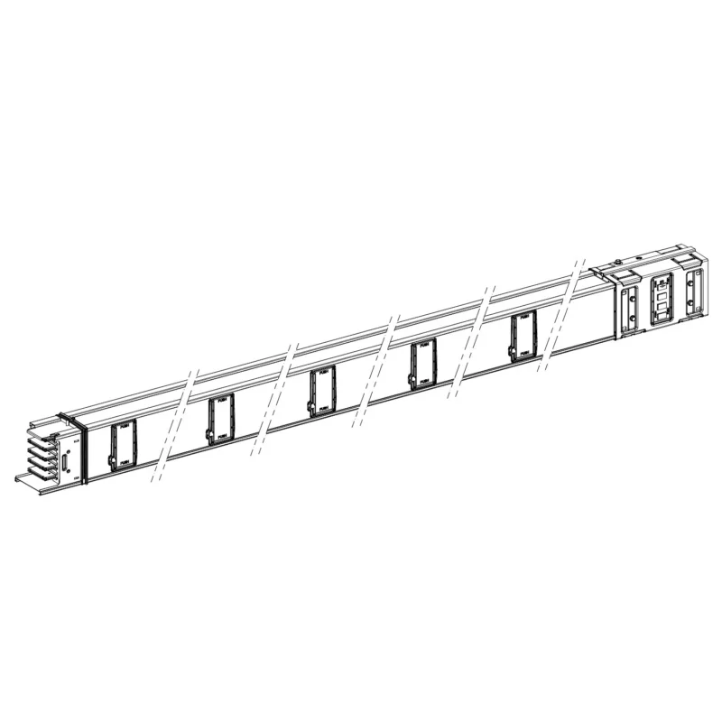 Schneider Electric - Schienenverteilereinheit Schienenkasten KSA630ED45010 630A