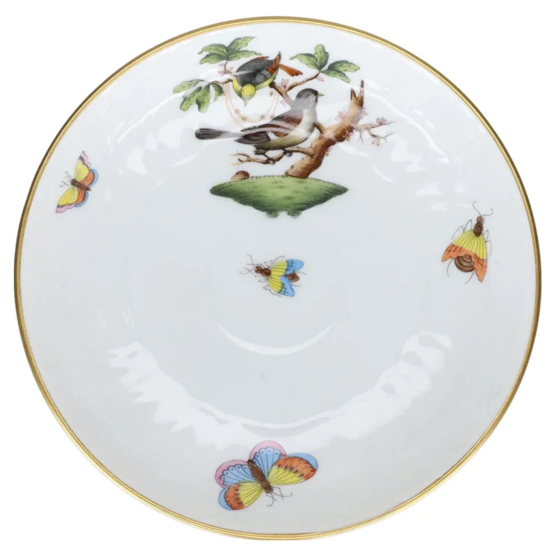 Untertasse für Kaffee klein Modell 1707 Motiv B Herend Ungarn Rothschild
