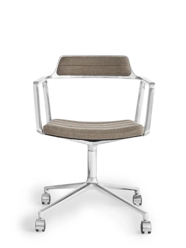 VIPP452 Swivel Chair m/Rollen, dark sand von Vipp