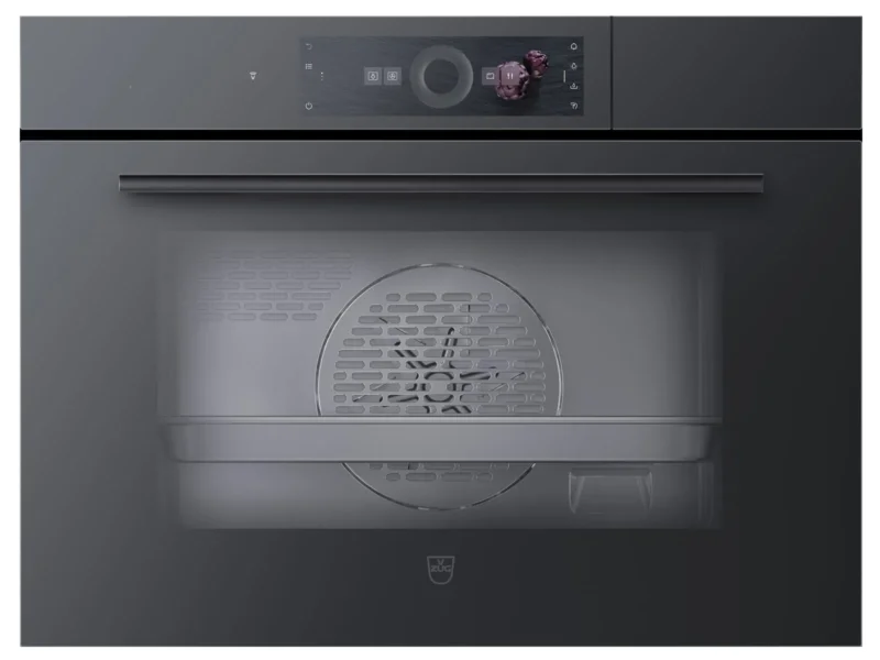 V-ZUG 2303100004 CombiSteamer V4000 45 Dampfbackofen Spiegelglas Schwarz - 10 Jahre Hersteller-Garantie